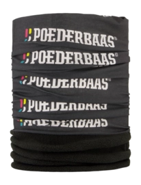 Neck Warmer Poederbaas Sport Performance Black Logo Print