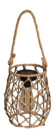 Lantaarn Luxform Solar Sardegna Natural Rope 15 Lumen