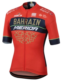 Fietsshirt Sportful Men Bahrain Merida Bodyfit Team Red