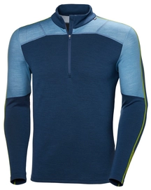 Undershirt Helly Hansen Men Lifa Merino 1/2 Zip North Sea Blue