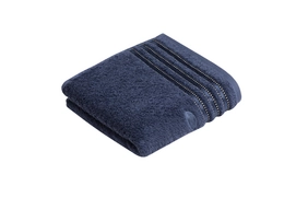 Serviette Vossen Cult De Luxe Aubergine (50 x 100 cm) (Set de 3)
