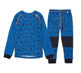 Ensemble de Sous-Vêtements Helly Hansen Kids HH Lifa Merino Set Sonic Blue