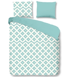 Dekbedovertrek Good Morning Textile Blauw Katoen
