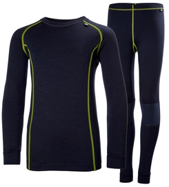 Base Layer Set Helly Hansen Junior Lifa Merino Set Navy