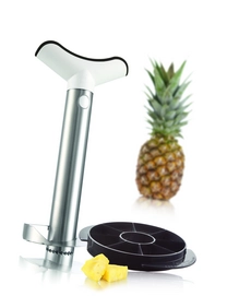 Ananasschneider Tomorrow's Kitchen Medium Geschenkkarton Edelstahl Grau