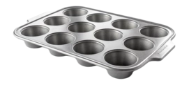 Backform Muffins KitchenAid Aluminized Steel Bakeware Grey