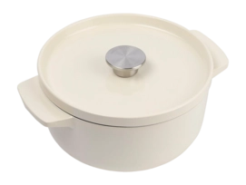 Bräter KitchenAid Cast Iron Cream 22 cm