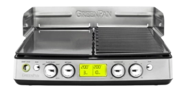 Tafelgrill Greenpan Elite Xl Smoke-Less Grill Zilver