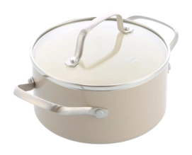 Kookpan Greenchef Nordics Met Keramische Antikleeflaag met deksel 18 cm
