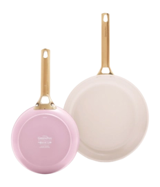 Pannenset Greenpan Padova Blush Pink Met Keramische Antikleeflaag (2-delig)