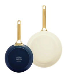 Pannenset Greenpan Padova Oxford Blue Met Keramische Antikleeflaag (2-delig)