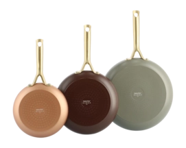 Batterie de Cuisine GreenPan Shades Avec Revêtement Antiadhésif Céramique - Terra (3 Pièces)