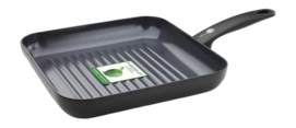 Grillpan Greenpan Cambridge Black Met Keramische Antikleeflaag 28 cm