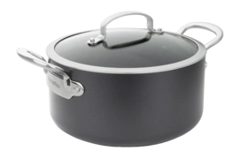 Stielkasserolle GreenPan Barcelona mit keramischer Antihaftbeschichtung mit Deckel 24 cm