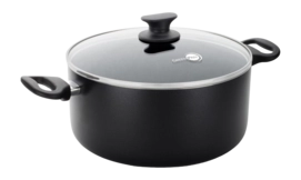 Kookpan Greenpan Cambridge Black Met Keramische Antikleeflaag Met Deksel 24 cm