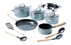 Pannenset Greenpan Mayflower 1 Met Keramische Antikleeflaag (13-delig)