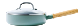 Hapjespan Greenpan Mayflower Met Keramische Antikleeflaag Met Deksel 24 cm