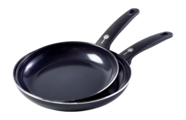 Pannenset Greenpan Cambridge Black Set Koekenpannen 20 cm & 28 cm (2-delig)