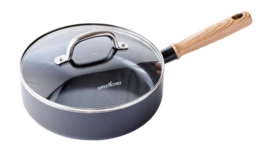 Hapjespan Met Deksel  Greenchef Vintage Met Keramische Antikleeflaag 24 cm
