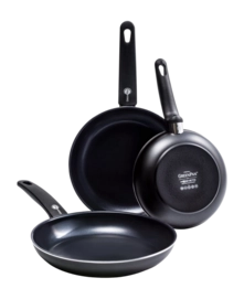 Pannenset Greenpan Cambridge Black Set Koekenpannen 20 cm & 24 cm & 28 cm (3-delig)