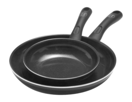 Pannenset Greenchef Diamond Black Met Keramische Antikleeflaag 20 cm & 28 cm (2-delig)