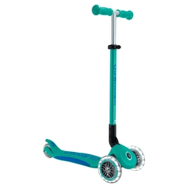 Step Globber Primo Foldable Plus Lights Green