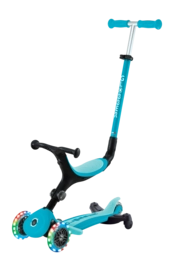 Step Globber Go Up Active Lights Aqua 360