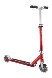 Trottinette Globber Flow Element Lights Chrome Red