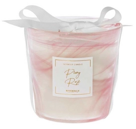 Geurkaars Riverdale Sense Roze Transparant 11 cm