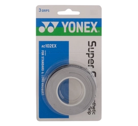 Overgrip Yonex AC102EX Super Grip Gray and White (3 pcs)