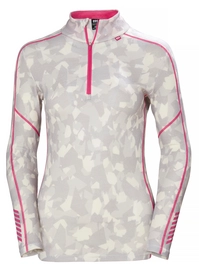 Langarmshirt Helly Hansen Lifa Merino 1/2 Zip Winter Camo Damen