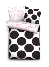 Bettwäsche Tom Tailor Dots Black Linon