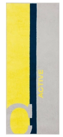 Badlaken Cawö Active Yellow Grey (70 x 180 cm)