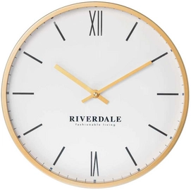 Wandklok Riverdale Milena Goud 30 cm