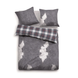 Bettwäsche Tom Tailor Denim Clouds Linon Grau