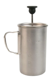 Kaffeekanne Snow Peak Titanium French Press Silver