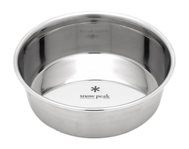 Dog Feeding Bowl Snow Peak Dog Silver