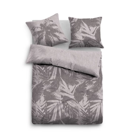 Bettwäsche Tom Tailor Denim Linon Palm Grau