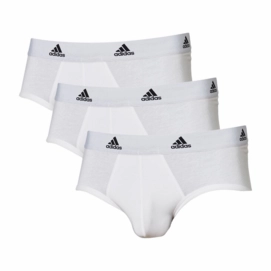 Unterhose Adidas Brief Herren White (3er Pack)-XXXL