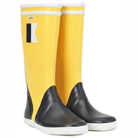 Regenlaars Aigle Goeland Col Jaune Blanc