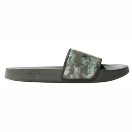 Tongs The North Face Homme Base Camp Slide III Military Olive Stippled Camo Print TNF Black