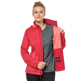 Jas Jack Wolfskin Women Cusco Valley Tulip Red