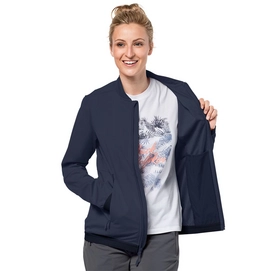Jas Jack Wolfskin Women Green Valley Midnight Blue