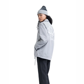 Jas Herschel Supply Co. Women's Voyage Coach Light Grey Crosshatch/White Classic Logo