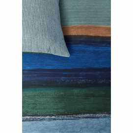 Dekbedovertrek Oilily Rustic Lines Blue Green Satijn