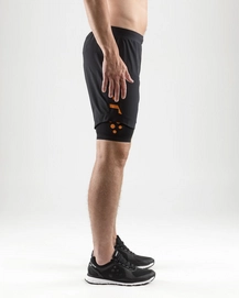 Sportbroek Craft Men Delta 2.0 2 In 1 Shorts Black Pump