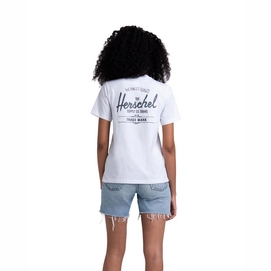 T-Shirt Herschel Supply Co. Women's Tee Sam Classic Logo Bright White