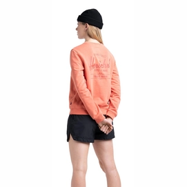 Trui Herschel Supply Co. Women's Crewneck Classic Logo Carnelian Apricot