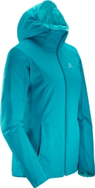 Jas Salomon Women Drifter Mid Hoodie Blue Curacao Enamel Blue