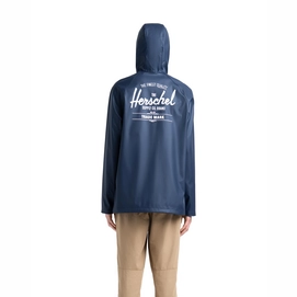 Jas Herschel Supply Co. Men's Rainwear Classic Peacoat White Classic Logo 2